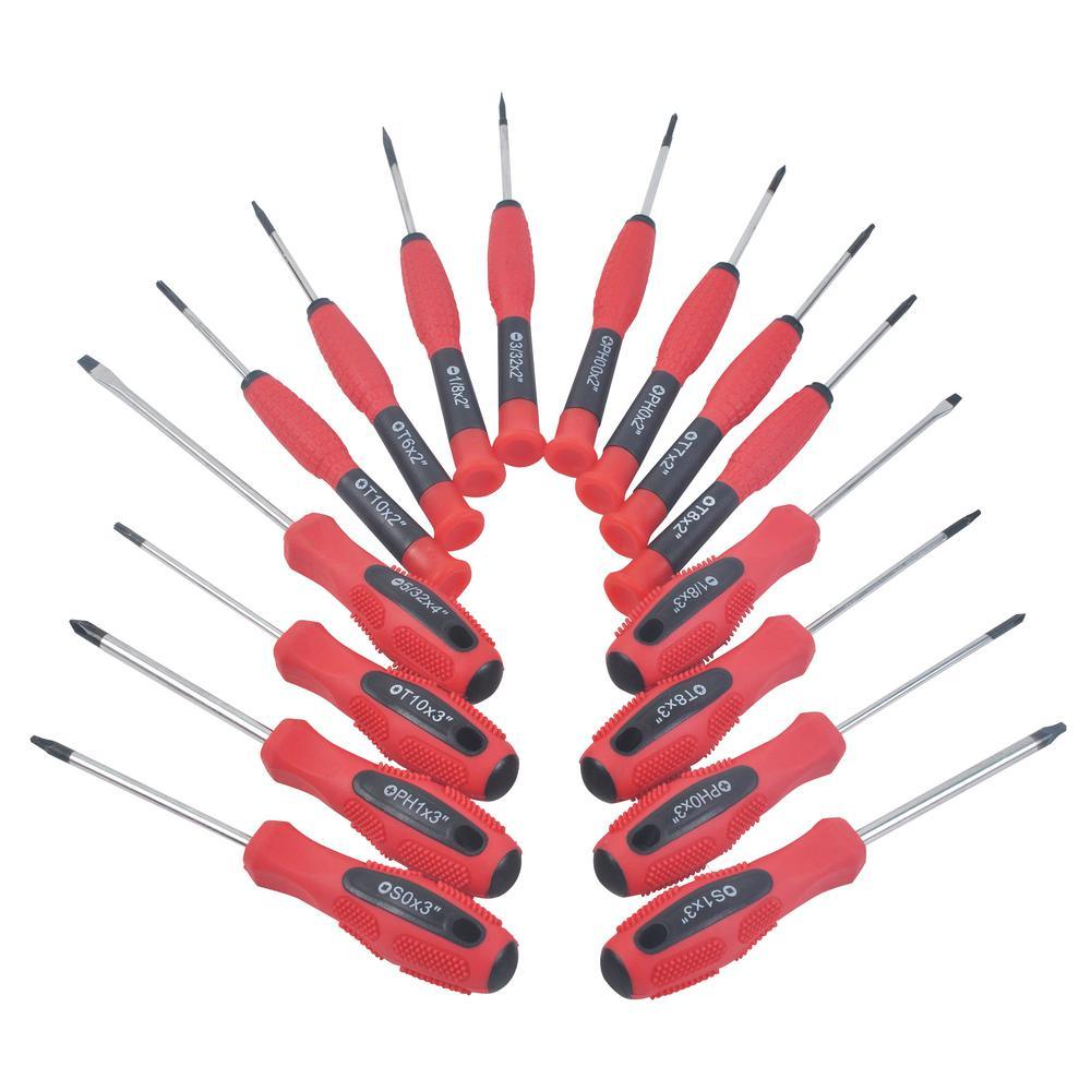 Screwdriver and Bit Set with Storage Rack (100-Piece) - Super Arbor