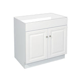 Wyndham 30 in. W x 18 in. D Unassembled Bath Vanity Cabinet Only in White Semi-Gloss