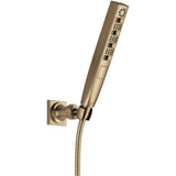 Zura 5-Spray 1.3 in. Single Wall Mount Handheld H2Okinetic Shower Head in Matte Black - Super Arbor