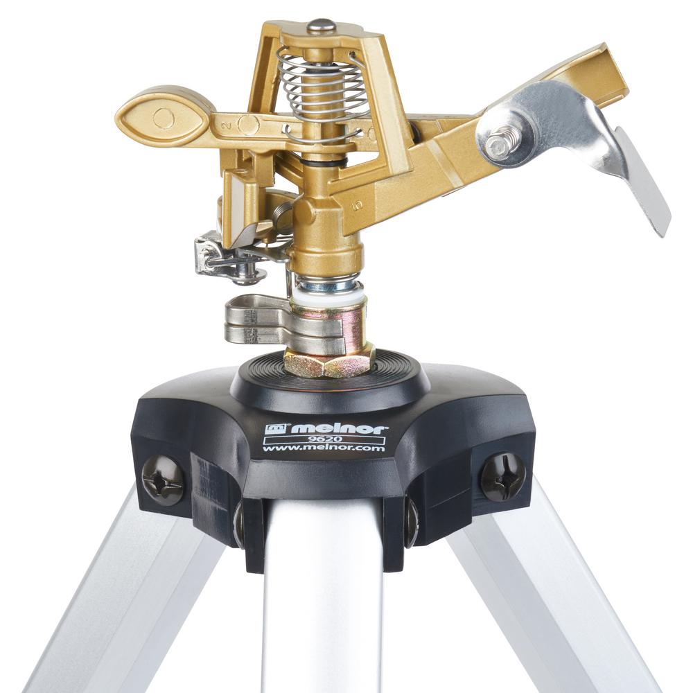 Deluxe Metal Pulsating Sprinkler with Tripod - Super Arbor