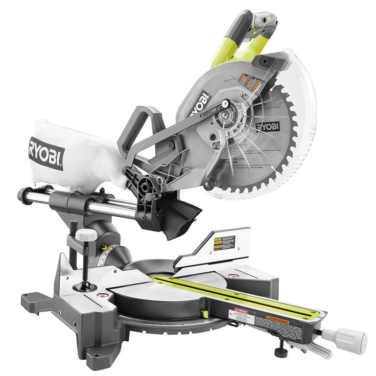 18-Volt ONE+ONE Cordless Brushless 10 in. Dual Bevel Sliding Miter Saw with 2.0 Ah Battery and Charger Kit