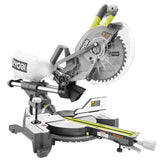 18-Volt ONE+ONE Cordless Brushless 10 in. Dual Bevel Sliding Miter Saw with 2.0 Ah Battery and Charger Kit