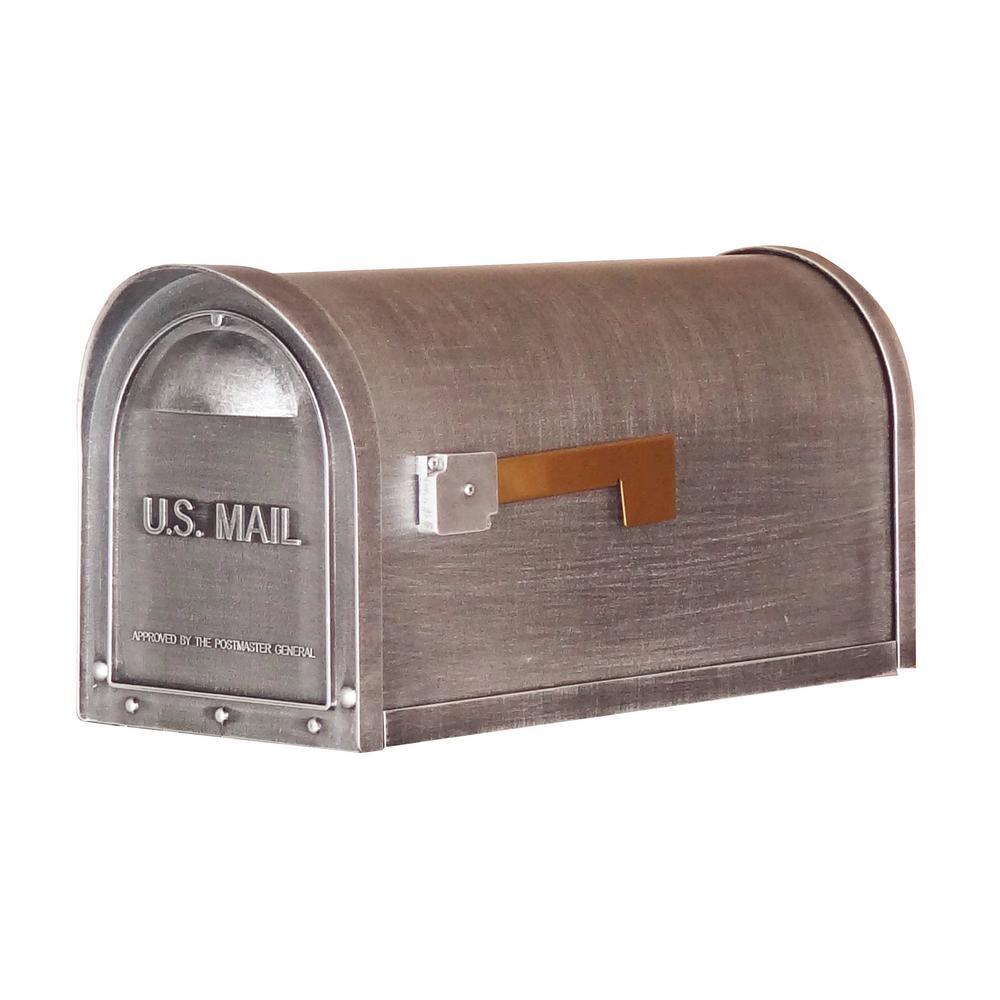 Classic Bronze Post Mount Mailbox - Super Arbor