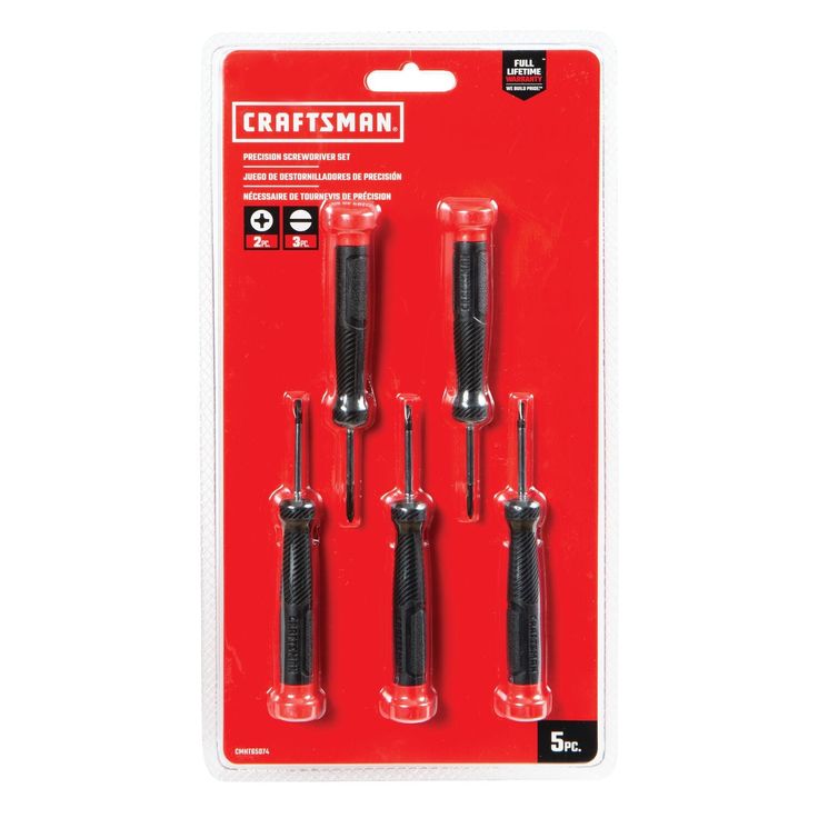 CRAFTSMAN 5-Piece Bi-Material Handle Screwdriver Set