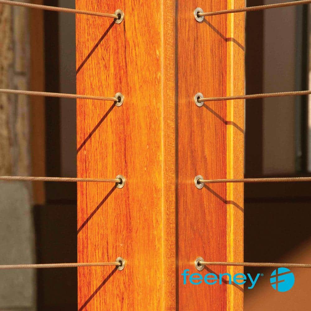 Feeney 1/8 in. I.D. Stainless Steel Protector Sleeve for Cable Railing System (10-Pack)