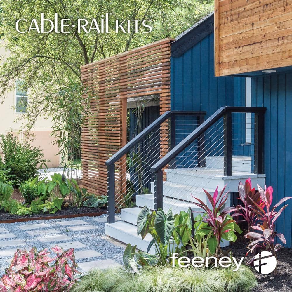 Feeney 50 ft. Stainless Steel Cable Assembly Kit for Cable Railing System