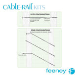 Feeney 50 ft. Stainless Steel Cable Assembly Kit for Cable Railing System