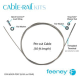 Feeney 50 ft. Stainless Steel Cable Assembly Kit for Cable Railing System