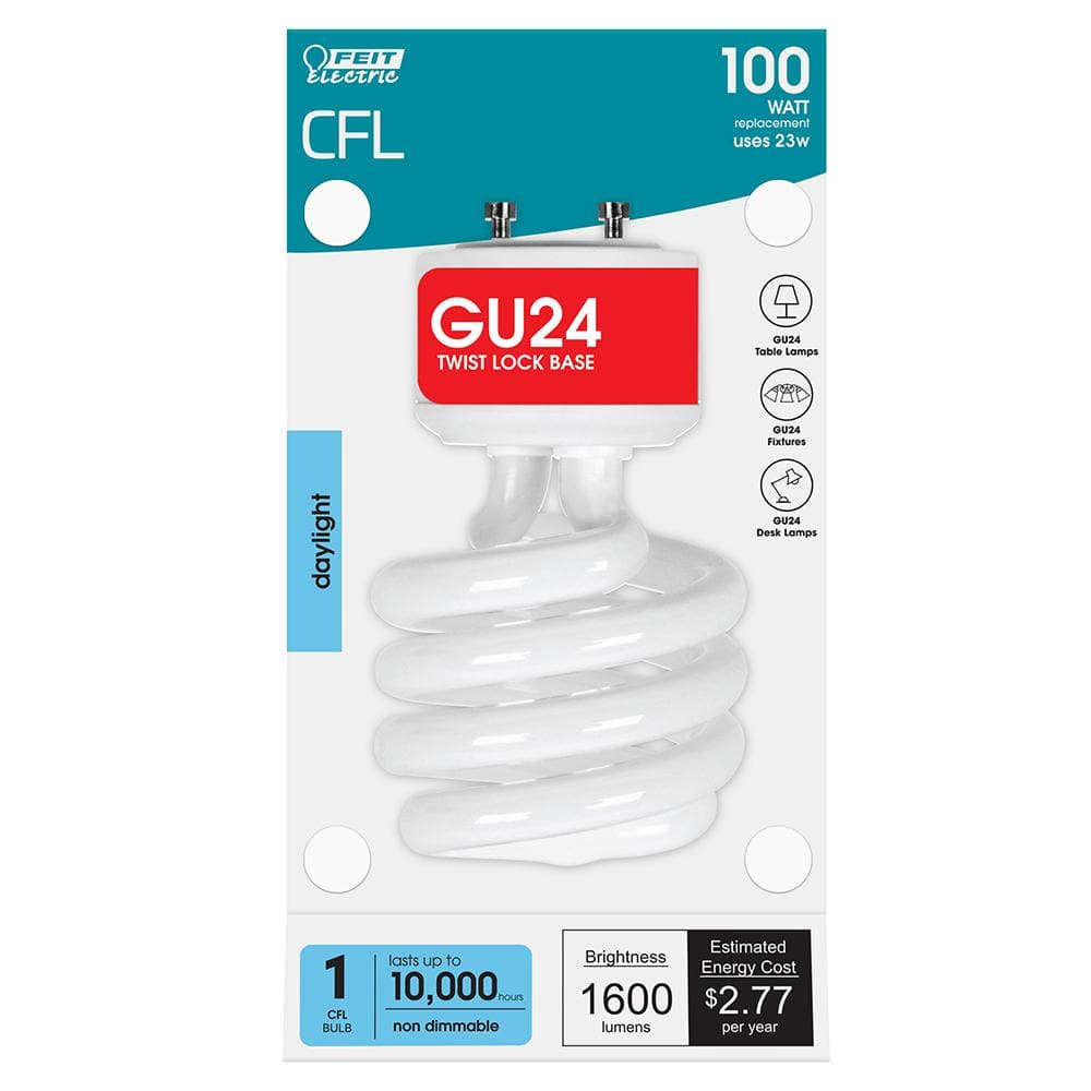 Philips 100-Watt Equivalent T3 A-Line Spiral CFL Light Bulb, Warm White (3500K)