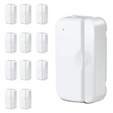Feit Electric Battery-Powered Smart Wi-Fi Door and Window Sensor, Easy setup - No Hub Required in White (12-Pack)
