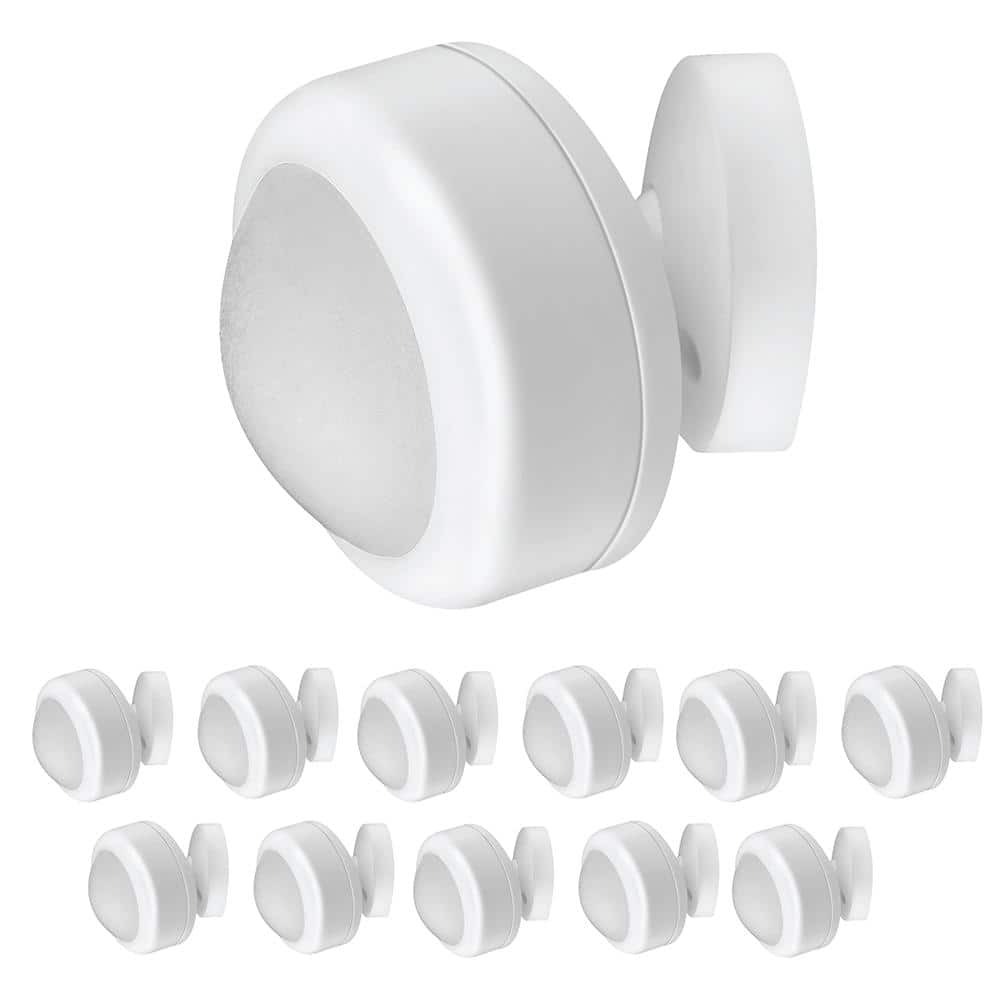 Feit Electric Rechargeable Battery-Powered Wi-Fi Smart Wireless Motion Sensor Alarm, Easy Setup - No Hub Required, White (12-Pack)