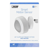 Feit Electric Rechargeable Battery-Powered Wi-Fi Smart Wireless Motion Sensor Alarm, Easy Setup - No Hub Required, White (3-Pack)