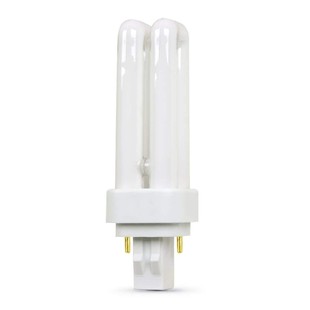 Feit Electric 13-Watt PL CFLNI Quad Tube, 2-Pin GX23-2 Base Compact Fluorescent Bulb, Cool White 4100K (1-Pack)