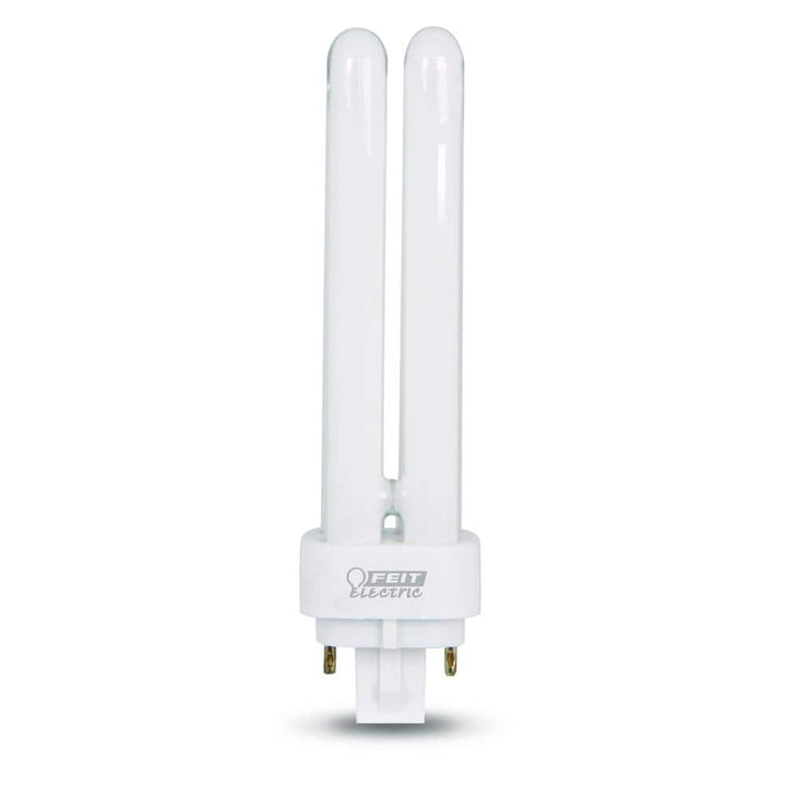 Feit Electric 13-Watt PL CFLNI Twin/Quad Tube 4-Pin G24Q-1 Base Compact Fluorescent Light Bulb, Soft White 2700K (1-Pack)