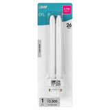 Philips 26-Watt Equivalent PL CFLNI Quad Tube 4-Pin G24Q-3 Base CFL Light Bulb, Cool White 4100K (1-Bulb)