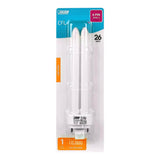 Philips 26-Watt Equivalent PL CFLNI Quad Tube 4-Pin G24Q-3 Base Compact Fluorescent CFL Light Bulb, Soft White 2700K (1-Bulb)