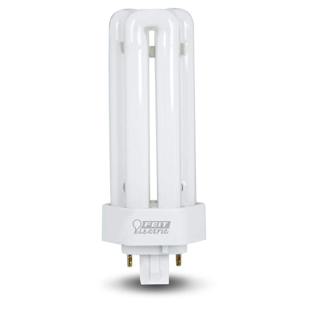 Feit Electric 26-Watt Equivalent PL CFLNI Triple Tube CFL Light Bulb, GX24Q-3 4-Pin Base, Cool White 4100K