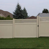 Fence Armor 4 in. L x 4 in. W x 1/4 ft. H Almond Fence Post Guard for Wood or Vinyl