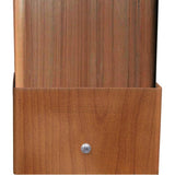 Fence Armor Redwood Demi Fence Post Guard 3.5 in. L x 3 in. H x .5 in D for Wood