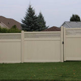 Fence Armor 5 in. L x 5 in. W x 1/4 ft. H Almond Fence Post Guard for Wood or Vinyl