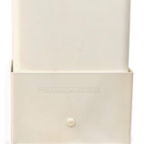 Fence Armor 5 in. L x 1/4 ft. H x 1/2 in. D Almond Demi Fence Post Guard for Wood or Vinyl