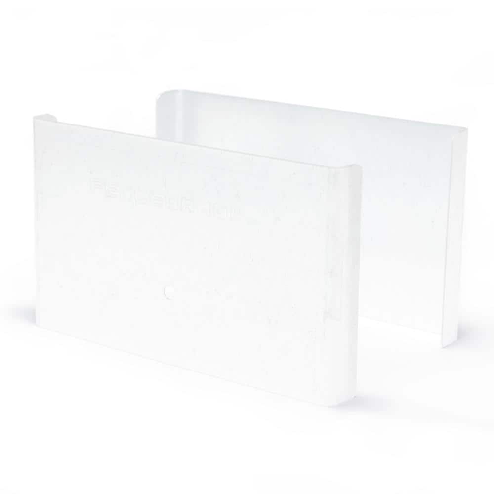 Fence Armor 5 in. L x 1/4 ft. H x 1/2 in. D White Demi Fence Post Guard for Wood or Vinyl