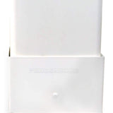 Fence Armor 5 in. L x 1/4 ft. H x 1/2 in. D White Demi Fence Post Guard for Wood or Vinyl