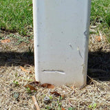 Fence Armor 5 in. L x 5 in. W x 1/4 ft. H White Fence Post Guard for Wood or Vinyl