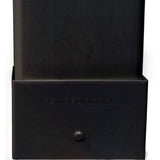 Fence Armor Black Demi Fence Post Guard 4.5 in. L x 3 in. H x .5 in. D for Wood