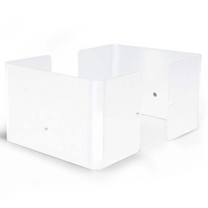 Fence Armor White Fence Post Guard 4.5 in. L x 4.5 in. W x 3 in. H for Wood