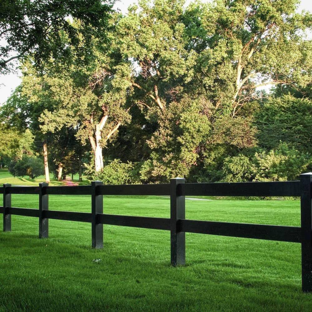 Fence Armor 6 in. L x 1/4 ft. H x 1/2 in. D Black Demi Fence Post Guard for Wood or Vinyl