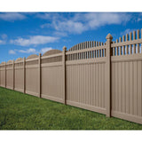 Fence Armor 6 in. L x 1/4 ft. H x 1/2 in. D Clay Demi Fence Post Guard for Wood or Vinyl