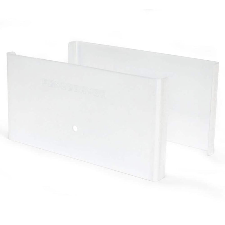 Fence Armor 6 in. L x 1/4 ft. H x 1/2 in. D White Demi Fence Post Guard for Wood or Vinyl