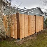 Fence Armor 5.5 in. x 5.5 in. x 1/2 ft. H Galvanized Steel Pro Series Mailbox and Fence Post Guard