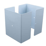 Fence Armor 5.5 in. x 5.5 in. x 1/2 ft. H Powder Coated White - Galvanized Steel Pro Series Mailbox and Fence Post Guard