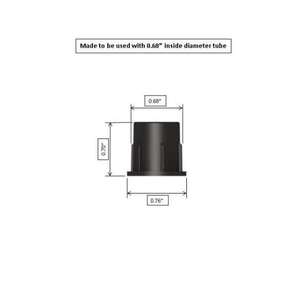 FENCE & DECK RITE 3/4 in. O.D. Baluster Connectors for Metal Balusters (50-Pieces)