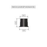 FENCE & DECK RITE 3/4 in. O.D. Baluster Connectors for Metal Balusters (500-Pieces)