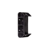 FENCE & DECK RITE 2 in. x 4 in. Privacy Fence/Wall Brackets Fits Standard Railings Reinforced Black Polypropylene (8-Pieces)