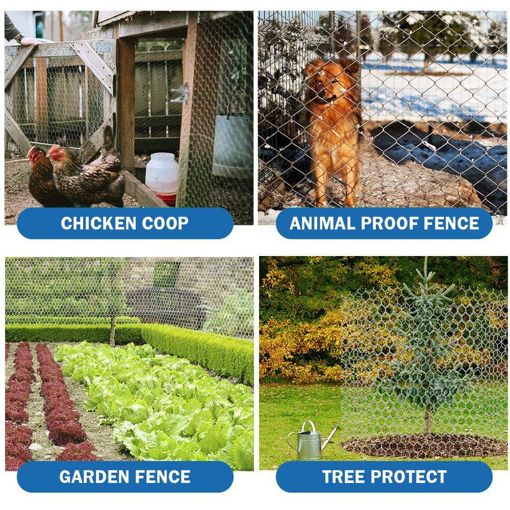 Fencer Wire 3 ft. x 50 ft. 20-Gauge Poultry Netting with 2 in. Mesh