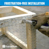 Fencer Wire 5 ft. x 150 ft. 20-Gauge Poultry Netting with 1 in. Mesh