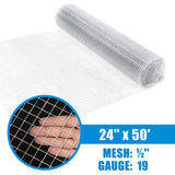 Fencer Wire 1/2 in. x 2 ft. x 50 ft. 19-Gauge Hardware Cloth