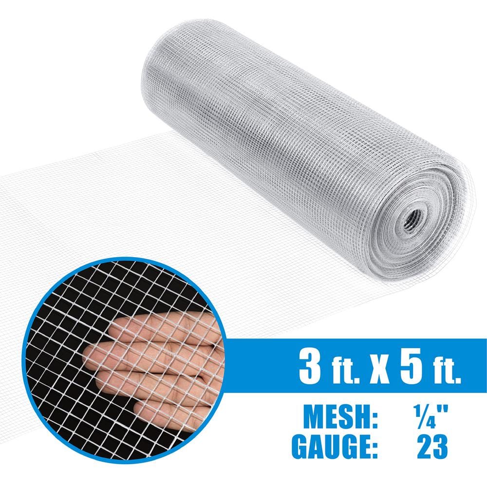 Fencer Wire 1/4 in. x 3 ft. x 5 ft. 23-Gauge Hardware Cloth