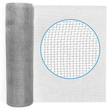 Fencer Wire 1/8 in. x 2 ft. x 100 ft. 27 Gauge Hardware Cloth, Galvanized Steel Wire Rolled Woven, Keeping Out of Insects