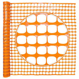 Fencer Wire 4 ft. x 100 ft. Outdoor Snow Fence, Plastic Safety Mesh, Temporary Garden Netting for Poultry in Orange