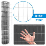 Fencer Wire 3 ft. x 50 ft. 14-Gauge Welded Wire Fence with Mesh 2 in. x 4 in.