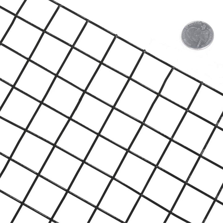 Fencer Wire 2 ft. x 50 ft. 14-Gauge Black PVC Coated Welded Wire