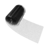 Fencer Wire 4 ft. x 50 ft. 14-Gauge Black PVC Coated Welded Wire Fence with Mesh Size 1 in. x 1 in.