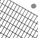 Fencer Wire 4 ft. x 100 ft. 16-Gauge Black PVC Coated Welded Wire Fence with Mesh Size 1/2 in. x 1 in.