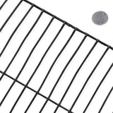 Fencer Wire 4 ft. x 50 ft. 16-Gauge Black PVC Coated Welded Wire Fence with Mesh Size 1/2 in. x 3 in.