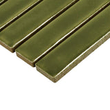 Daltile Artcrafted Fern 11-1/2 in. x 10 in. Glazed Ceramic Straight Joint Mosaic Tile (8.3 sq. ft./case)
